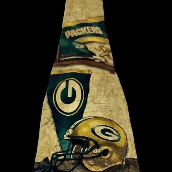 Green Bay Packers Silk Neck Tie - Picture 4 of 6